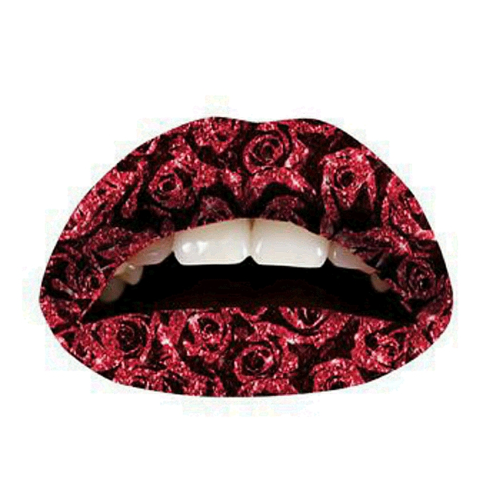 ๐VIOLENT LIP'S DESIGNER LIP DECALS! ROSES - Picture 5 of 6